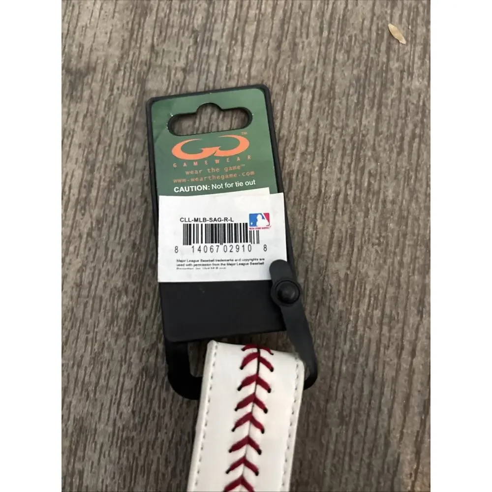 NWT‎ Vintage SF Giants Dog Collar And Leash Set GameWear Baseball Leather MLB
